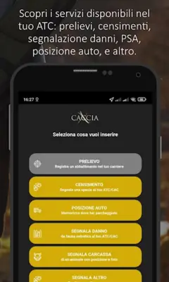 XCaccia android App screenshot 0