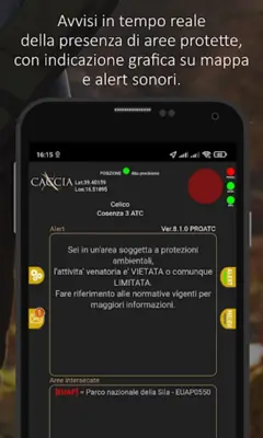 XCaccia android App screenshot 2