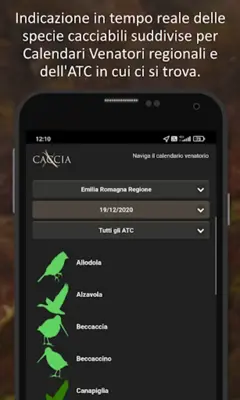 XCaccia android App screenshot 4